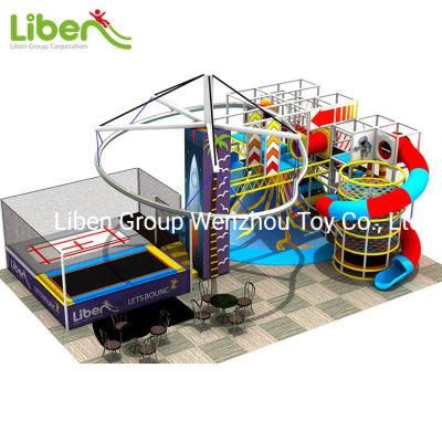 Indoor Amusement Park Zipline Roller Coaster