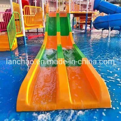 Fiberglass Kids Water Slide Aqua Park Playground