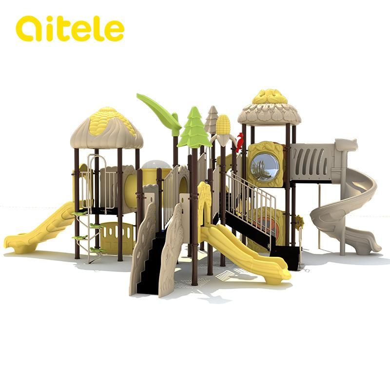 Wholesale Children Area Plastic Slide Outdoor Playground for Preschool