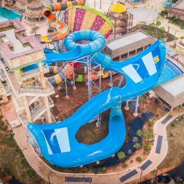 Commercial Water Park Equipment Fiberglass Water Pool Slide