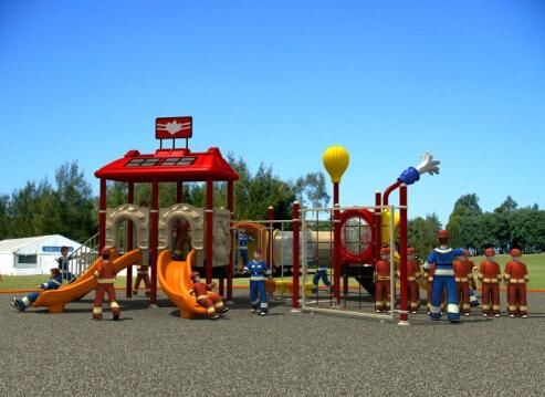 HD2013 Outdoor Fire Man Collection Kids Park Playground Slide (HD13-016A)