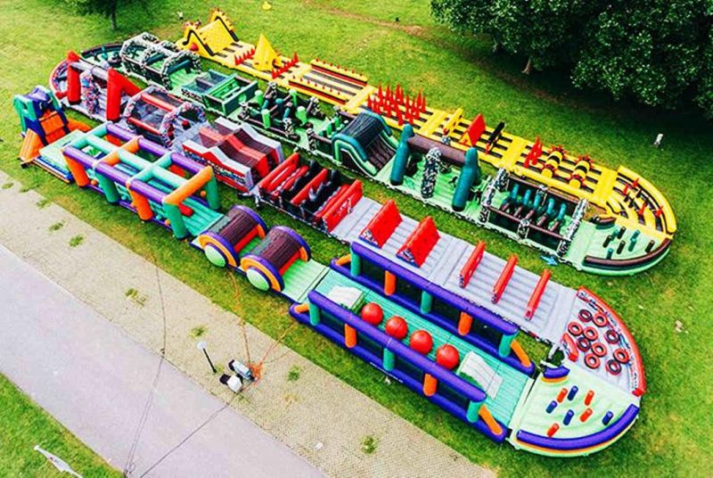 Commercial Inflatable Land Obstacle Course Sport Games Inflatable Obstacle Course