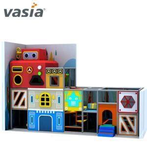 Provide Drawing Children Indoor Playground Structure with Slides