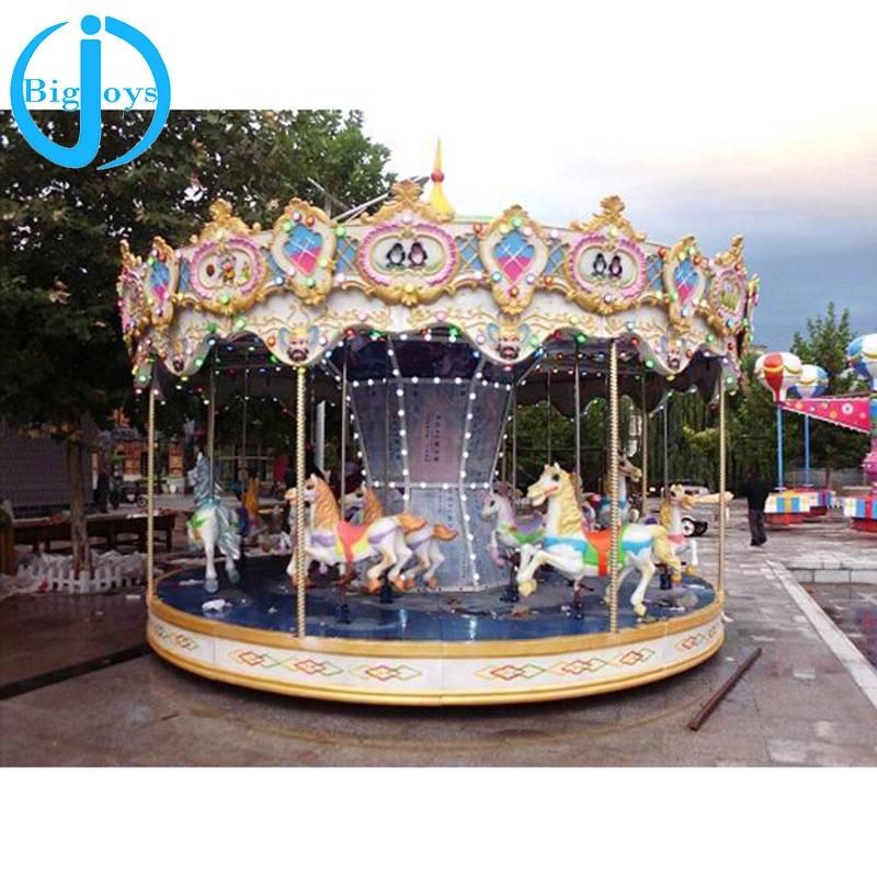 Attractive Amusement Carousel Horse Ride Fun Game Park Equipment Luxury Carousel for Sale