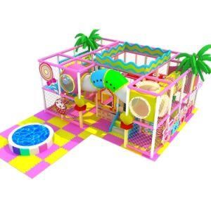 New Design Custom 7m*5m*2.8m a Floor Candy Theme Kids Soft Play Commercial Colorful Indoor Playground Equipment