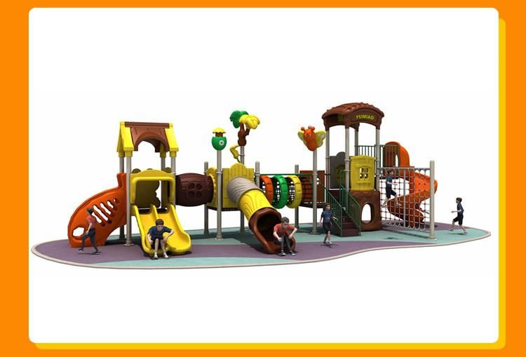 High Quality Large Children Plastic Magic Tree House Outdoor Playground Slide