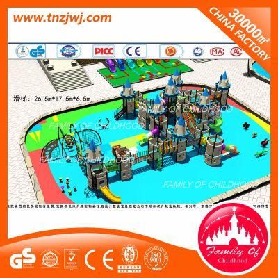 Amusement Park Kids Outdoor Playground Plastic Slide Equipment