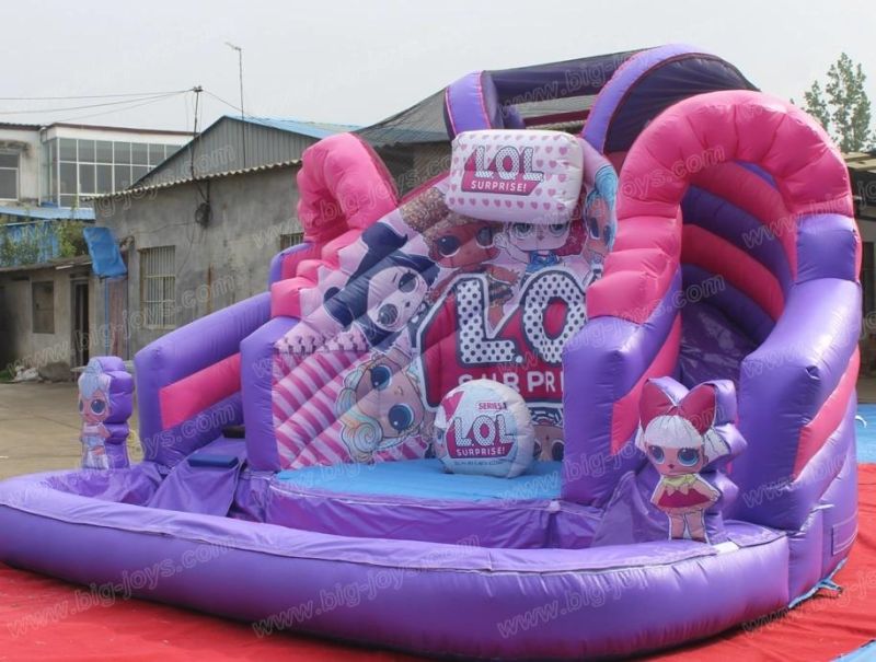 Palm Tree Inflatable Water Slide Jumping Bouncer Castle for Sale