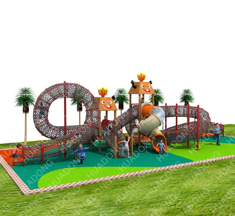 China Manufacture Fun City Wooden Outdoor Play Centres for Kids