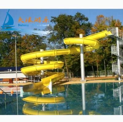 Aqua Park Games Pirate Swimming Pool Slide with Falling Pool