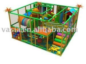 Indoor Big Slide Designs for Children Rainbow Playground Set