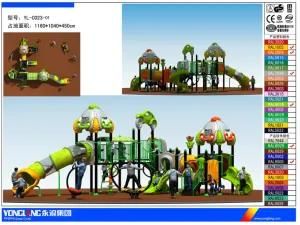 Used Kids Modular Slides, Park Playground Equipment, Outdoor Play Structure