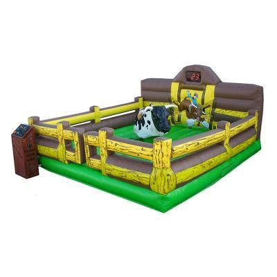 Crazy Sport Game Inflatable Mechanical Rodeo Bull for Park/Carnival/Commercial