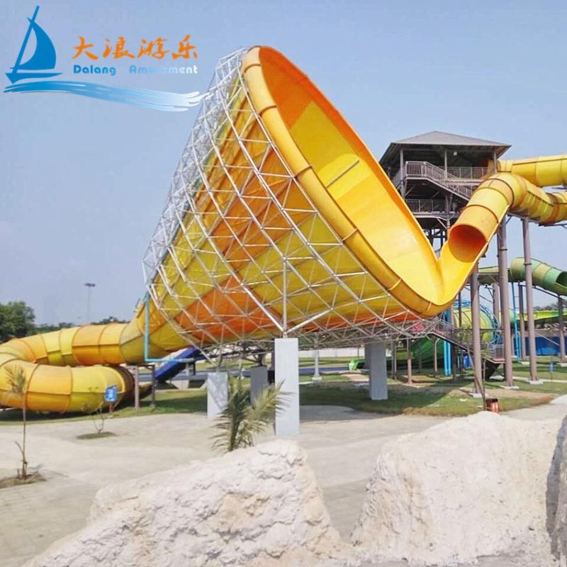 Large Fiber Reinforced Plastic Water Slide for Sale Water Slide for The City Water Slide Used