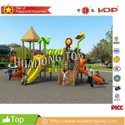 2018 Wooden Children Outdoor Play Slides
