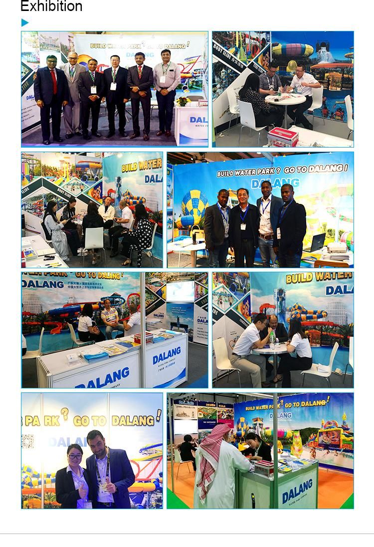 Dalang Brand Pool Slide Fiberglass China Aqua Group Fiberglass Water Slide Spiral with Competitive Price