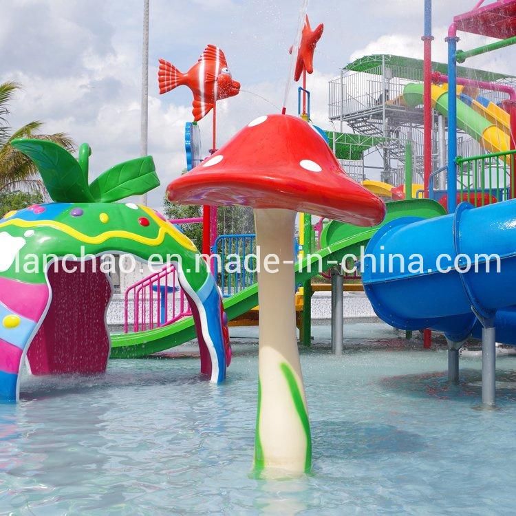 Fiberglass Spray Park Equipment Small Water Games for Pool