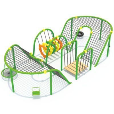 Kids Outdoor Playground Climbing Net Amusement Park Sports Equipment Yq86