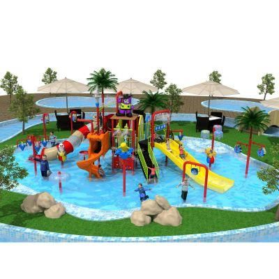 Popular Commercial Outdoor Playground Equipment Small Kids Water Amusement Park Slide