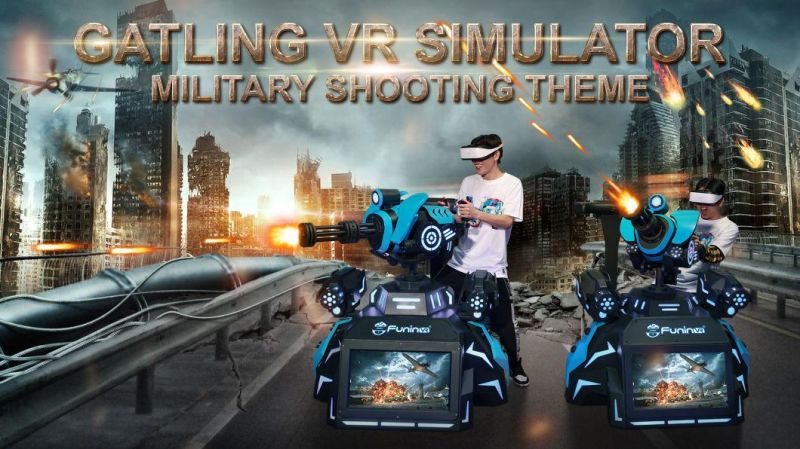 9d Vr 360 Cinema Simulator Shooting Game Gatling Vr