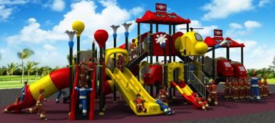 Fire Control Serie Outdoor Playground Kids Slide Park Amusement Equipment