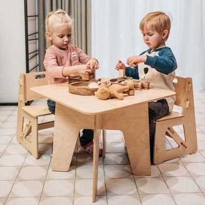 Kindergarten Chair Wood Chair Kids Chair Kids Table and Chairs Set, Children Study Desk, Wooden Furniture