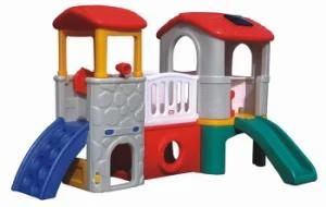 Kids Outdoor Playhouse for Sale, Plastic Children House, Blow Molding Playhouse with Slide