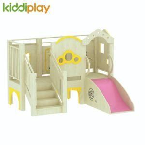 China Factory Price Wooden Kindergarten Indoor Children Slide Play Set Playground