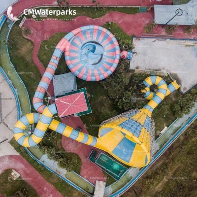 Super Bowl Water Slide for Aqua Amusement Park
