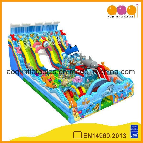2017 Giant Inflatable Ocean Fun City for Kid Park (AQ01808)