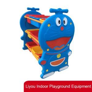 Kids Children School Indoor Playground Kid Storage Toy Shelf, Baby Book Shelf, Nursery Toys Shelf