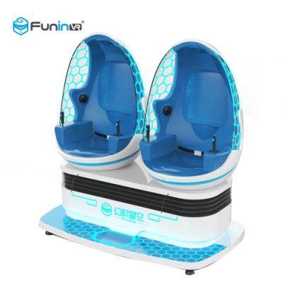 Two Seats Vr Cinema Virtual Reality Simulator Egg Chair