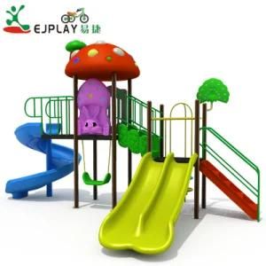 Kid Plastic Play House Slide Outdoor Playground Garden Play Area for Kids