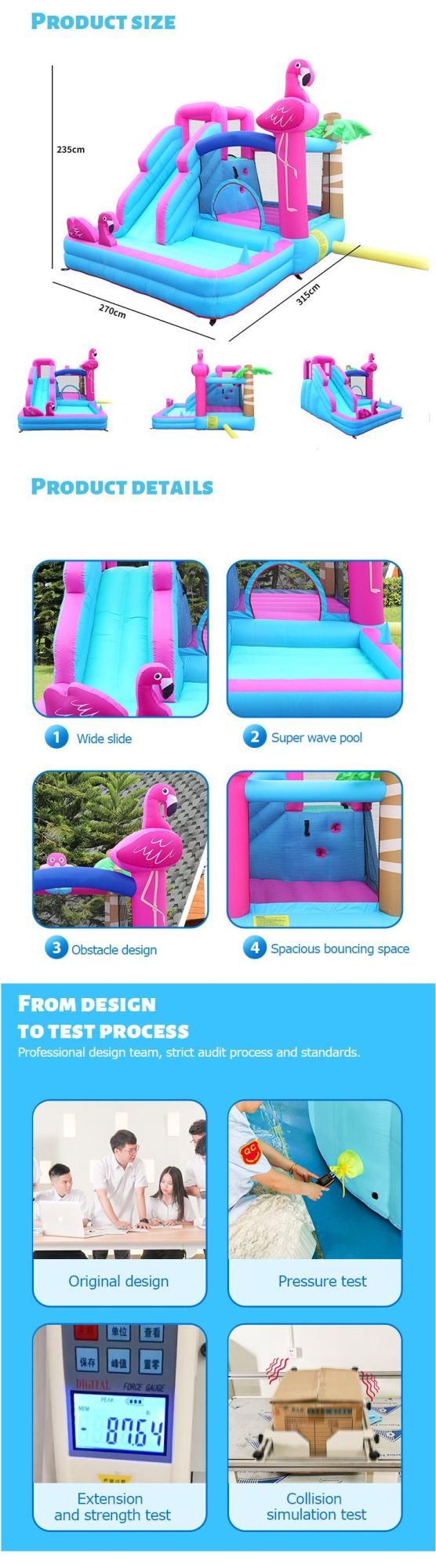 Children Jump House Inflatable Castle Bouncer