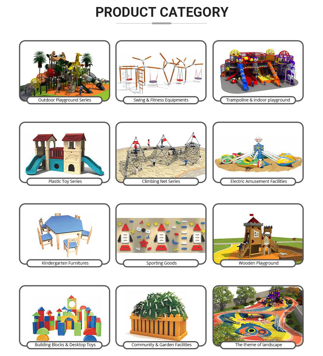 Wooden Series Green Type Playground Certificate TUV