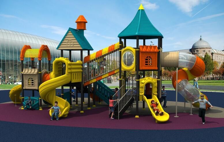 Huadong Villa Series Playground Slide for Children in Park