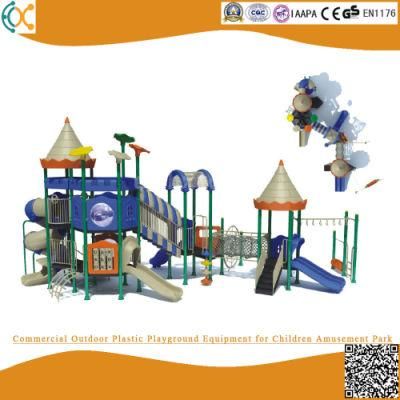 Commercial Outdoor Plastic Playground Equipment for Children Amusement Park