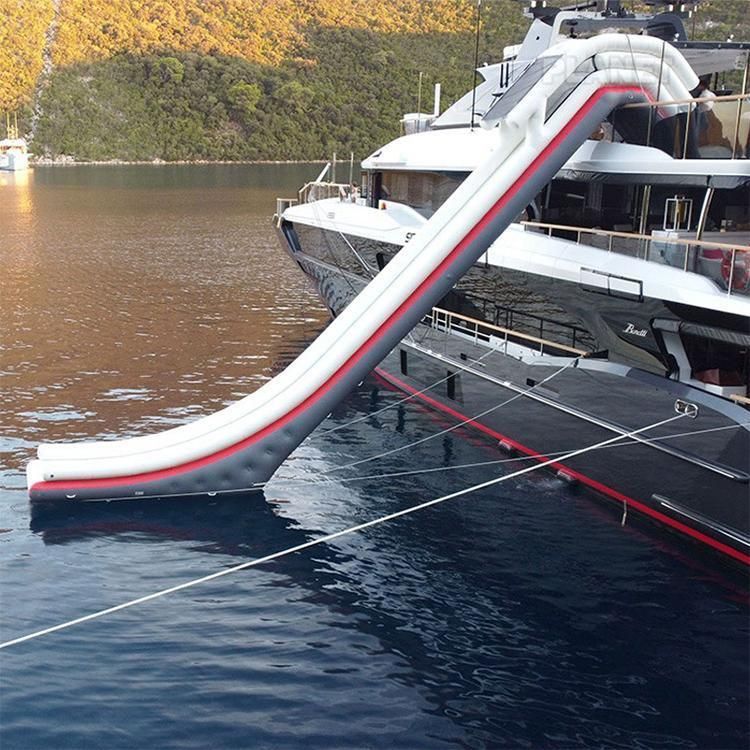 Outdoor Water Amusement Equipment Water Slide Inflatable Yacht Slide