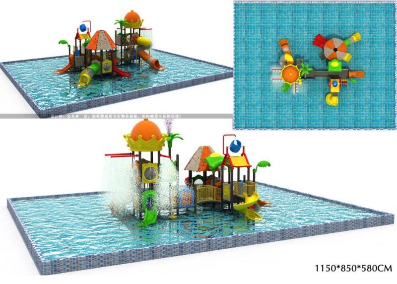 Fiberglass Swimming Pool Water Park Slides, Small Water House Toys