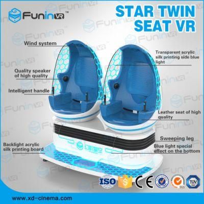 Two Seats Cinema Virtual Reality Simulator
