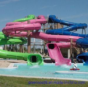 10m- High Spiral Open Slide for Water Park (WS-045)
