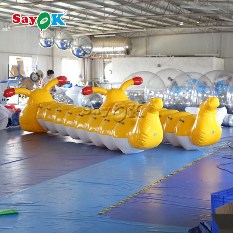 Giant Ourdoot Funny Game Inflatable Caterpillar Sport Game