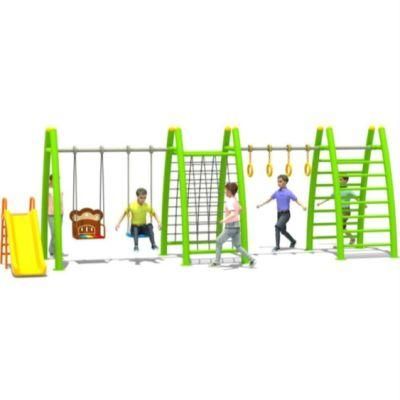 Park Outdoor Playground Equipment Community Kids Swings Climbing Slides