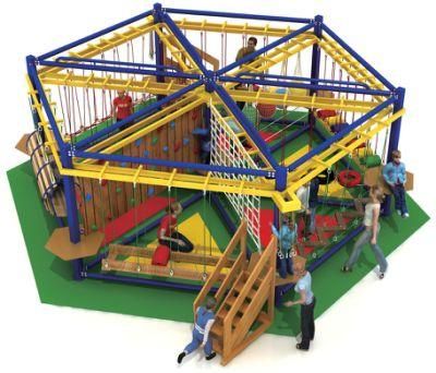 Multi-Function Teenagers Climbing Nets Obstacle Indoor Playground Equipment