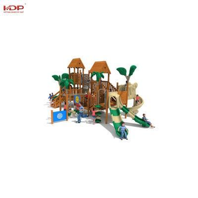 Hot Sell Kids Outdoor Playground Wooden Amusement Equipment