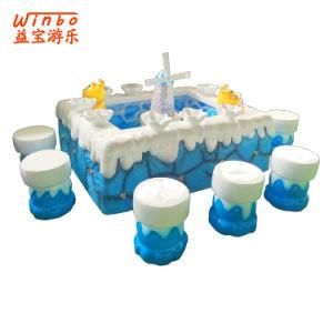2017 New Design Children Toy Glass Fibre Amusement Fishing Pool for Indoor Playground (F29)