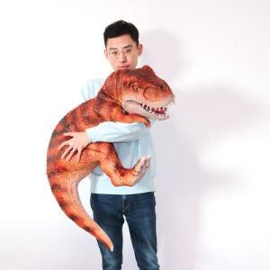 Realistic Silicone Rubber Make Sounds Baby Hand Dinosaur Puppet