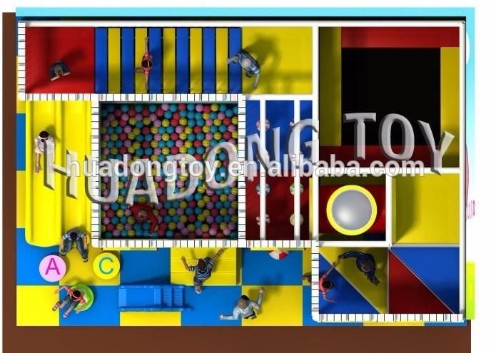 Commerical Professional New Design Funny Naughty Castle, Kids Indoor Soft Playground
