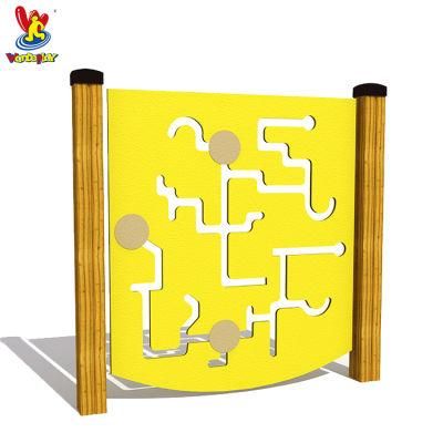 Residential Plastic Outdoor Wood Children Playground Equipment Puzzle Game