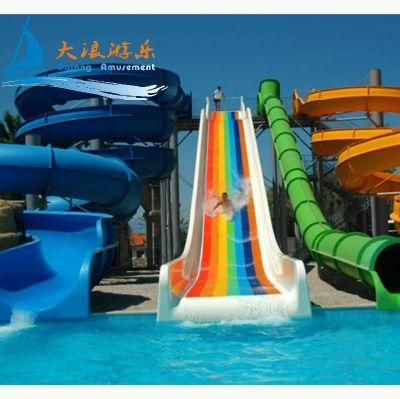 China Manufacturer Water Playground Slides Water Slide with Falling Pool Outdoor Slide Playground